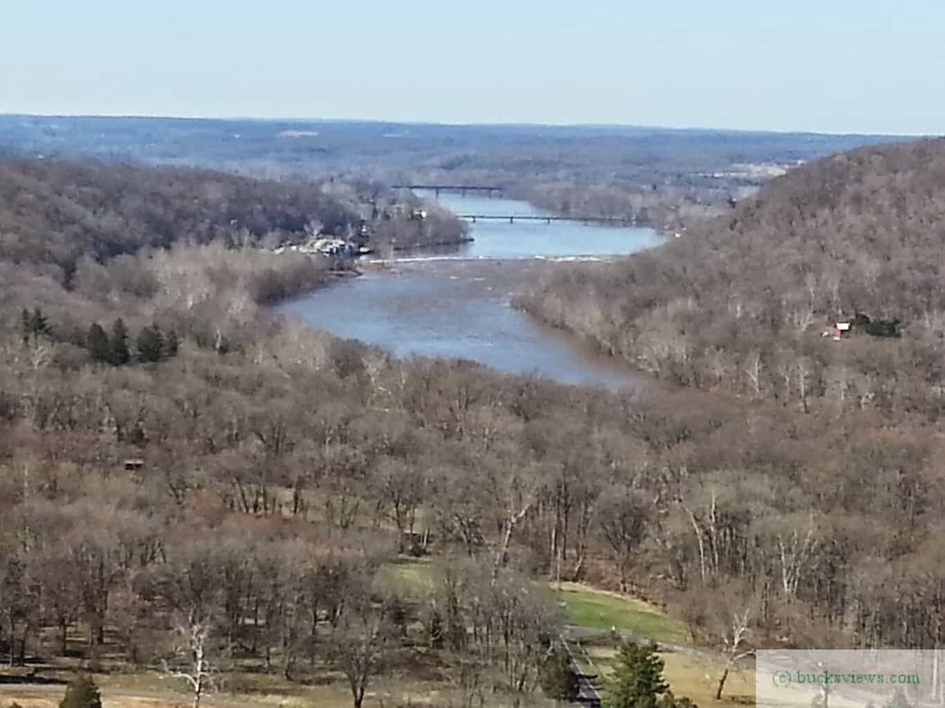 The view from Bowman's Tower just outside of New Hope
